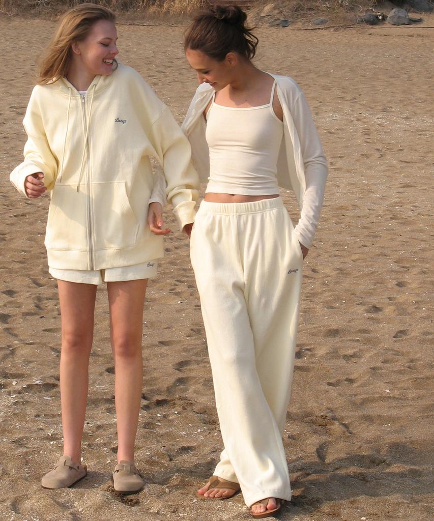 Leijiji Baked Waffle Lounge String Pants (5 Colors)