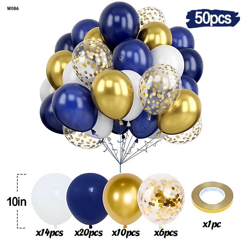 10-Zoll Latex-Ballon Festival Set: Individuell gestaltbare Ballonketten-Dekoration