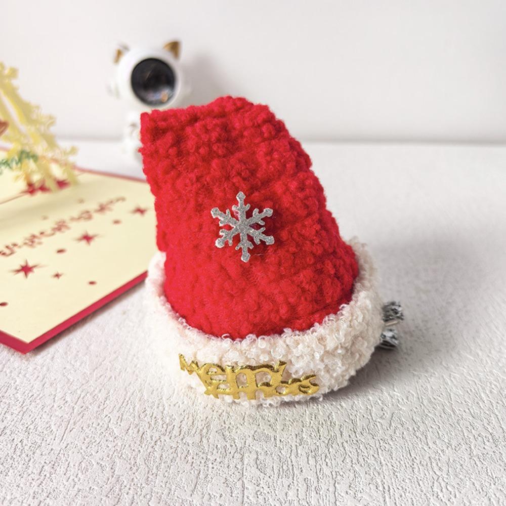 Bowknot Children Deer Antler Hair Clip Sequin Christmas Hat Headband Christmas Hat Hairpin  Girls