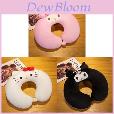 Hello Kitty U Shaped Travel Pillow With Pp Cotton Fill For Commuters And Relaxation