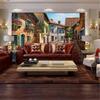 Tapete Europäische Stadtlandschaft 3D Wandbild Restaurant Wohnzimmer Hintergrund Tapete
