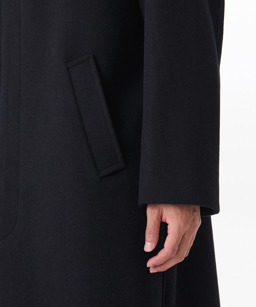 Musinsa Standard Daily Balmacaan Coat [Navy]