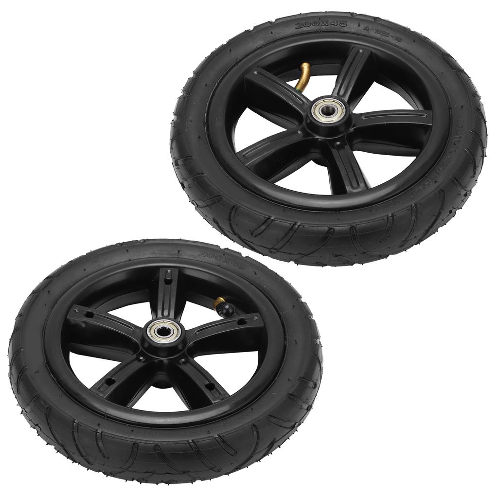 8 Inch 200x45 Pneumatic Wheel with Inner Tube for Electric Scooter with Hub and Bearings