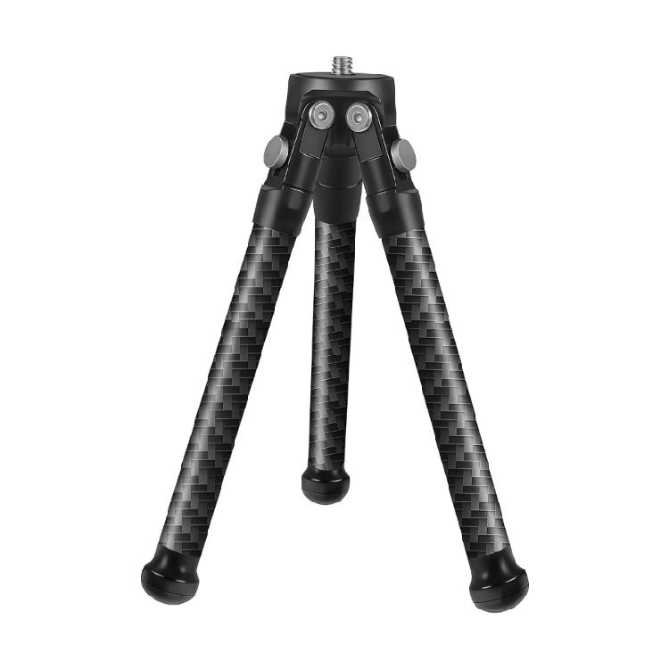 

Ergonomic Carbon Fiber Tripod For Camera Phone DSLR 1/4 Inch Thread Lightweight Adjustable Portable Stand