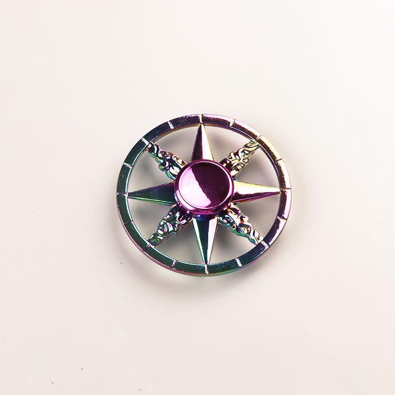 

Светящийся металлический гироскоп на палец - крутая, красочная игрушка для декомпрессии для детей и студентов