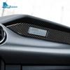 FLUGGESCHWINDIGKEIT für Ford Mustang 2015-2022 LHD RHD Carbon Faser auto Dashboard Dekoration Streifen Aufkleber beifahrersitz seite