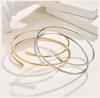 Bracciale da braccio semplice con polsino superiore per donna, Braccialetti geometrici alla moda, Gioielli regolabili