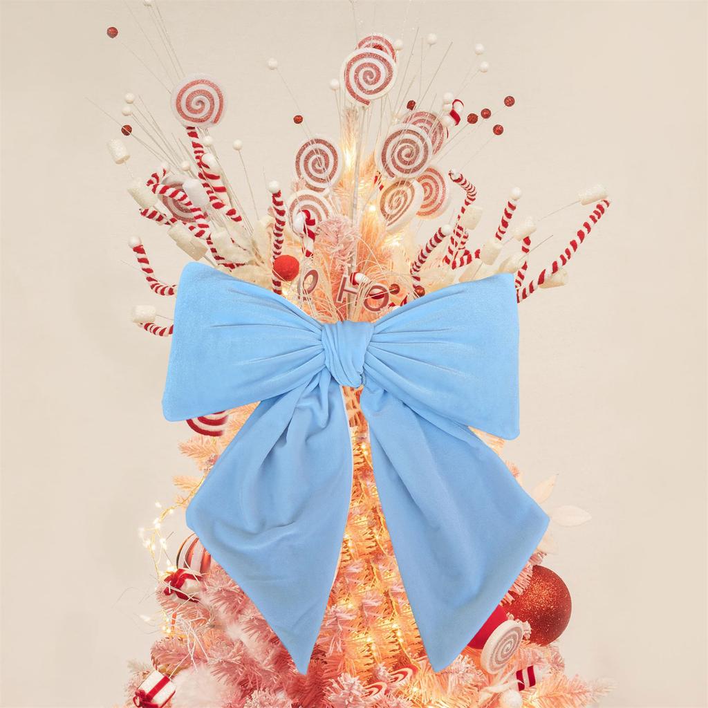 Christmas Bow Tie, Christmas Decoration, Plush Large Bow Tie, Christmas Tree Decoration