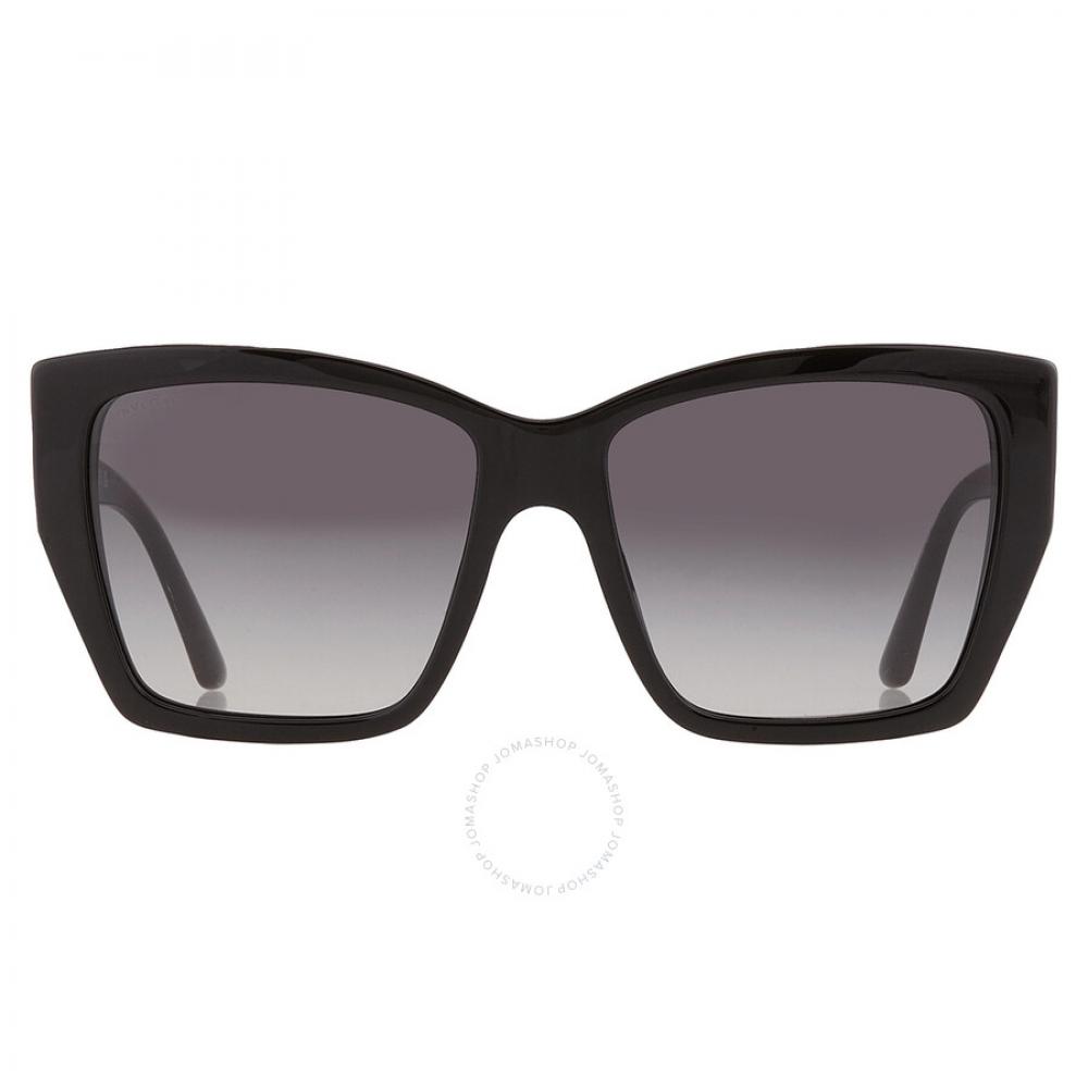 

Bvlgari Grey Gradient Butterfly Ladies Sunglasses BV8260 501 8G 57