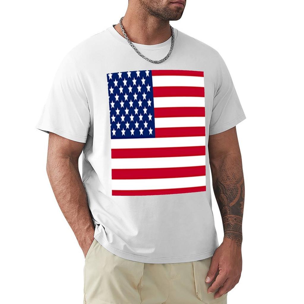 American Flag TShirt Man tshirt boys animal print mens vintage t shirts