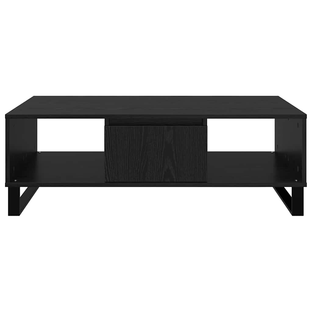 Coffee Table Black Oak Look 104 x 60 x 35 cm Wood Based Panel
