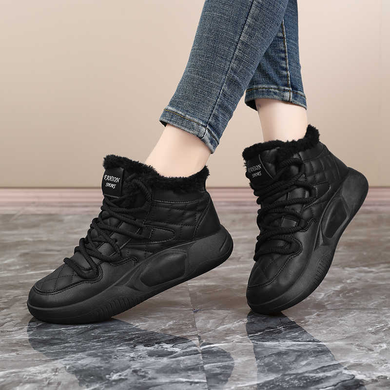 Snow Booties Snow Boot Flatas For Women Casual Leopard Sneakers Woman Ski Skate Shoes Sport Loofers Hypebeast Sapa Latest