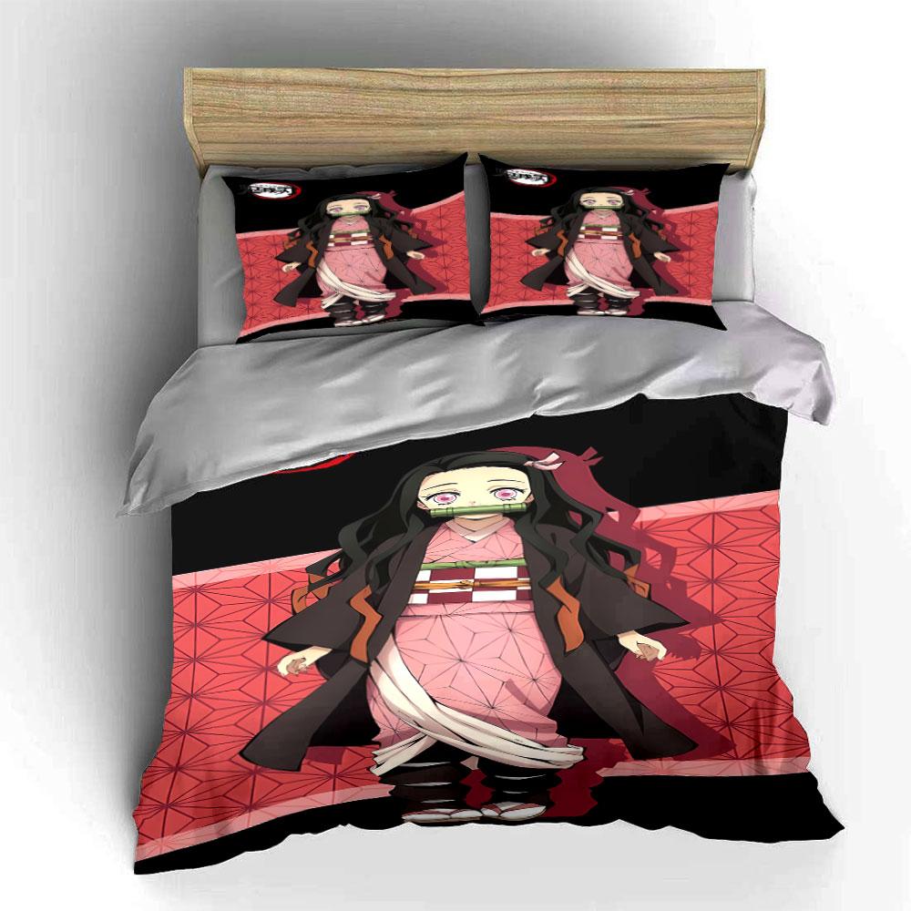 Anime character with patterns. Bedding sets Duvet cover sets Duvet covers Pillowcases(1*Duvet Cover 2*Pillowcases without duvet insert)