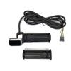 1 Pair Bicycles Throttle Grip LCD Display Battery Indicator Lever 6 Core with Switch Non-slide Handlebar Conversion