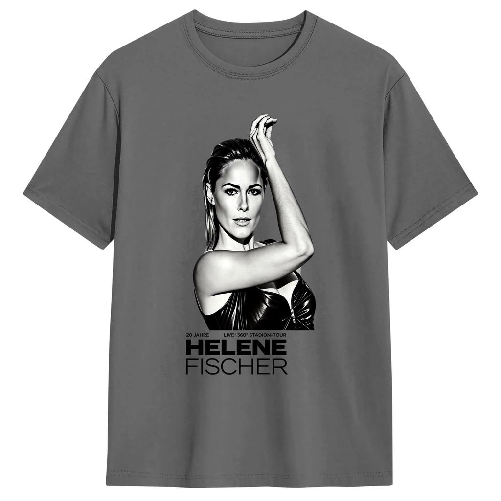 Maglietta Vintage Helene Fischer 360 Tour Concert 2026 per Unisex Girocollo Magliette in Cotone Manica Corta T-Shirt Abbigliamento Stampato