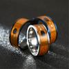 NFC Stainless Steel Phone Chip Dripping Oil Dual Dragon Pattern Smart Ring Gift