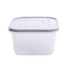 Kitchen Household Scallion Drain Storage Box Special Fresh-Keeping Box For Scallion, Ginger And Garlic With Lid, Shredded Meat Slices Refrigerator Box