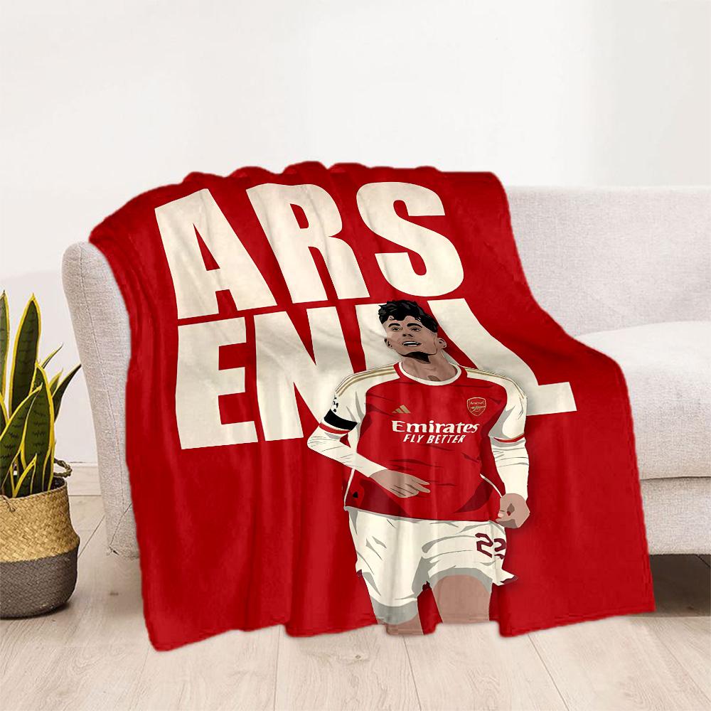 Ronaldo's Legacy In Red Flannel Blanket-Soft and Suitable for Sofas,Beds,Offices,Travel,All Seasons,Great Gift for Holidays and Birthdays.