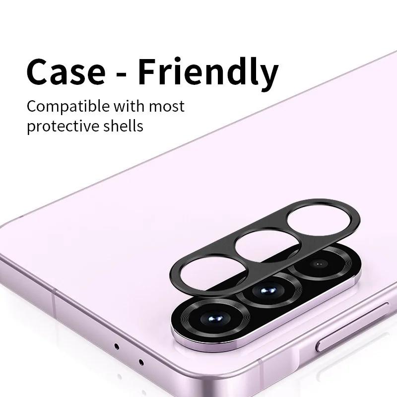 1PCS Ultra HD Aluminum Metal Rear Camera Protector Film For Samsung Galaxy A56 A36 A26 Y8 Black Lens Glass Cap Phone Accessorios