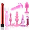 8-teiliges Sexspielzeug für Frauen, Handschellen für die Sitzung, Analplug, Vibrator, weibliches BDSM-Erotikzubehör, Sexulaes-Spielzeug für Erwachsene