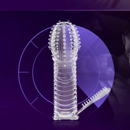 Talos Reusable Men G-spot Stimulation Delay Ejaculation Condom Prezervatif Sex Toy