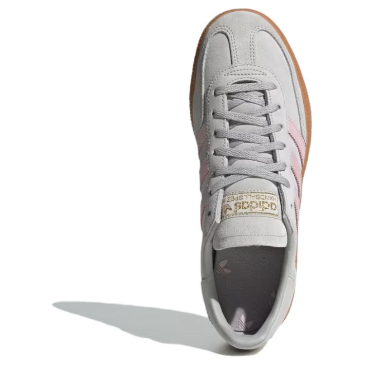 adidas Handball Spezial Grey Clear Pink (Womens) Women Sneakers Grey-Two Gold-Metalic JR3083