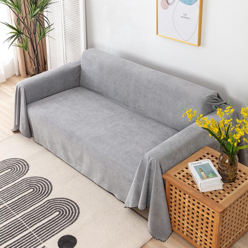 Japanese Style Waterproof Solid Color Sofa Cover - Full Protector Cushion