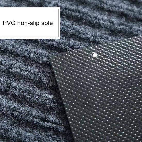 Floor Mat Anti-Slip Design Ultra-Thin Profile Door Mat Moisture-absorbing Entry Rug Sand-proof Entrance Mat