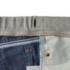 Long Hickory Indigo Blue [MIKI HOUSE] Pants, Pants, Trousers, Denim, Logo, Simple, Boys, Girls, Babies, Kids, Children's Clothing, 10-3205-490, 110cm,