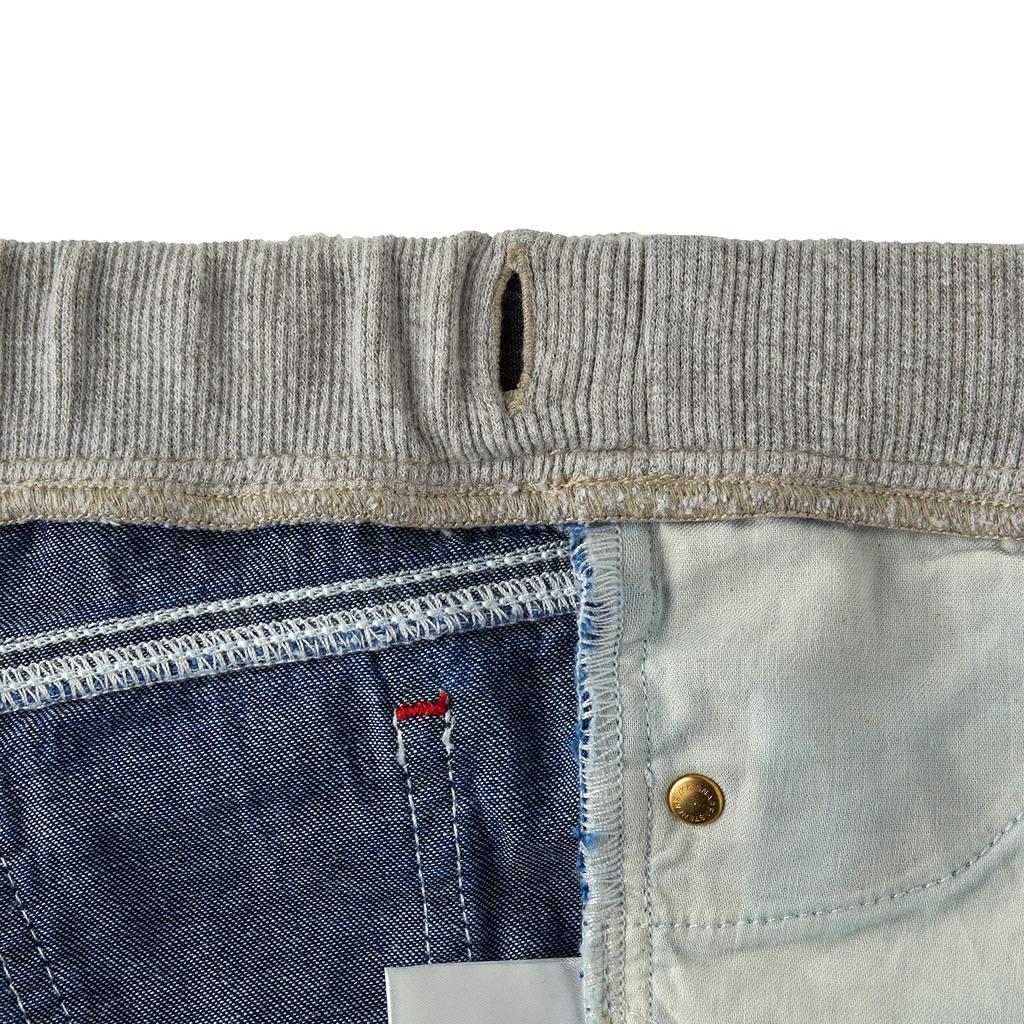 Long Hickory Indigo Blue [MIKI HOUSE] Pants, Pants, Trousers, Denim, Logo, Simple, Boys, Girls, Babies, Kids, Children's Clothing, 10-3205-490, 110cm,