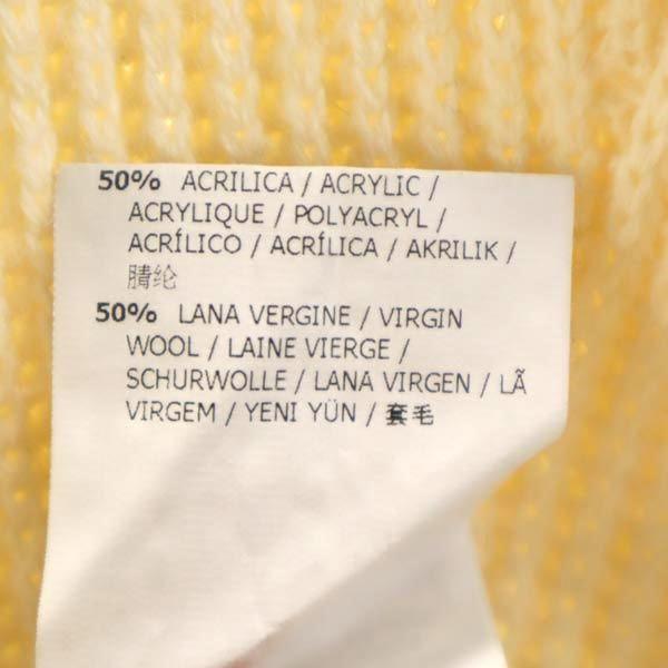 MAX&CO Long sleeve knit one piece M White system Back zip Women Used