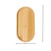 Oval Wooden Tray Heat Resistant Wooden Storage Tray Eco-Friendly Coffee Cup Mat Coaster  Restaurant