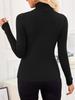 2025 Autumn/Winter Women's High Neck Slim Fit Base Layer Top