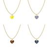 Contemporary Zodiac Heart Necklace With Layered Chain Perfect For Fashionable Women