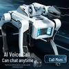 Smart AI Robot Dog with Voice Dialogue, Remote Control, Call Function, Item Pickup & Cannonball Shooter
