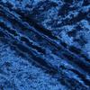 Diamond Crush Velour 3m X [moonfarm] Fabric, Approx. 1.5m, Pre-cut (Blue)