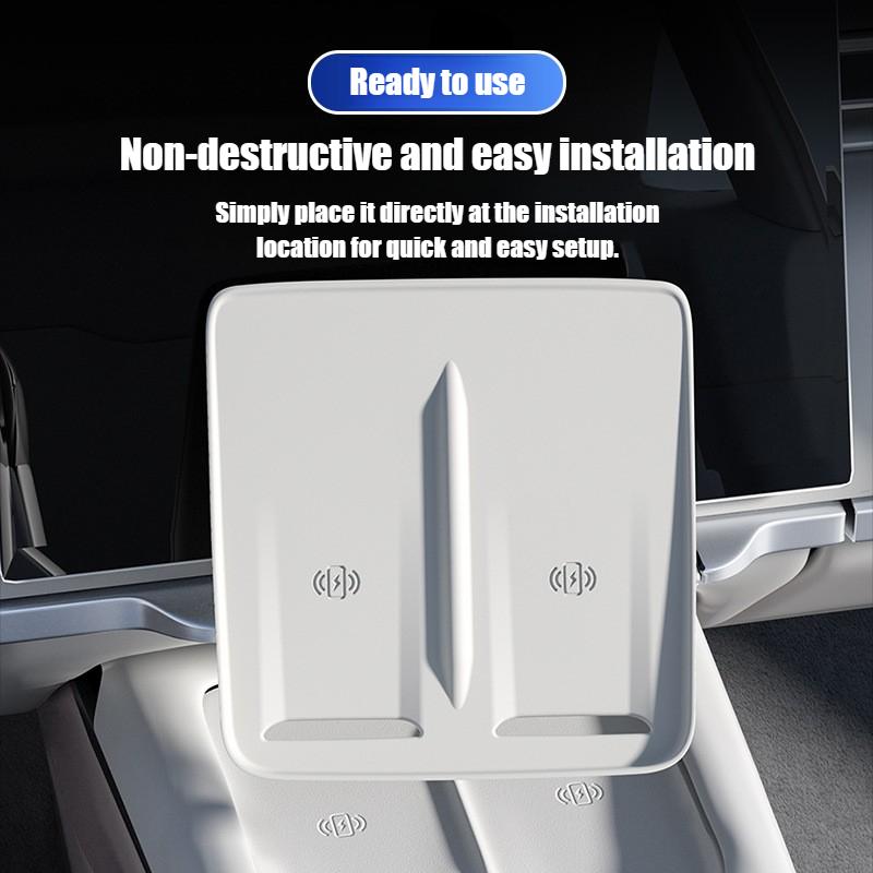 Central Control Wireless Charging Silicone Pad For 7X Anti-slip Mat Protector Special Accessories Interior Decoration