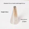 Stainless Steel Cake Nozzle Tube Head Diy Pastry Puff Skirt Icing Piping Nozzles Cake Decorating Supplies Baking Tools