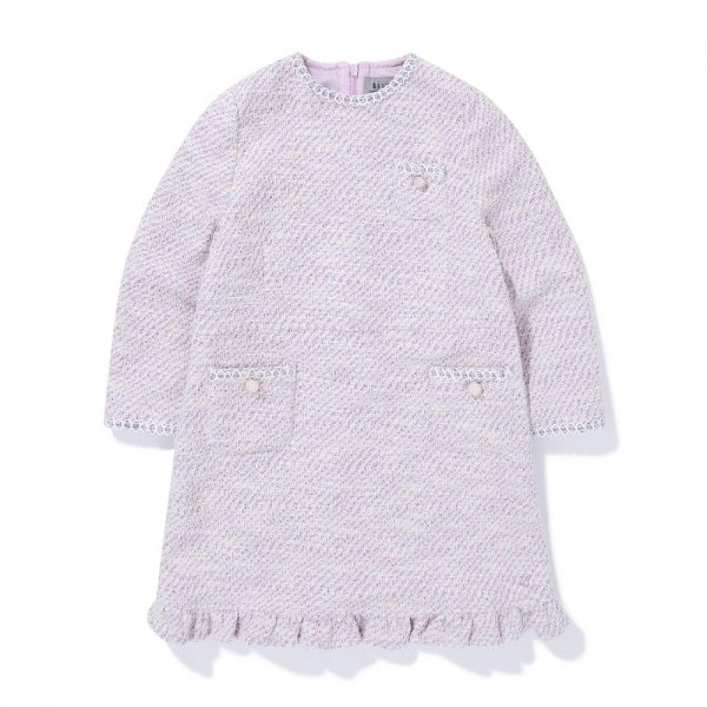 The Coffee Bean   Tea Leaf Violet Tweed Dress Ba14op01vi