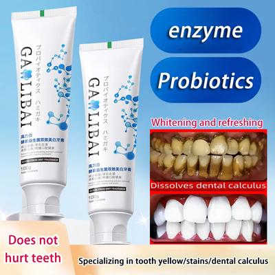 Bělící probiotická zubní pasta Enzymový odstraňovač zubního kamene Zubní pasta prevence zápachu z úst Parodontitida osvěžuje dech 2024
