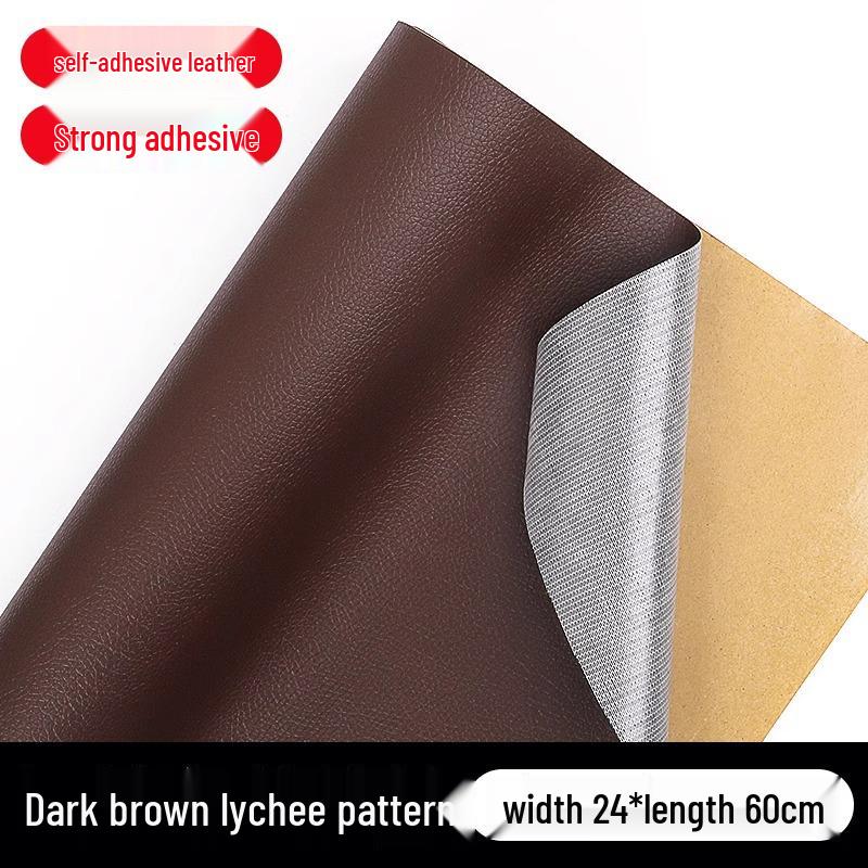 Echtes Leder Selbstklebender Reparaturflicken für Sofa und Sitzkissen, Wasserdicht