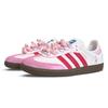 Adidas Originals Samba OG Lunar Express, Love At First Sight Slip Resistant Low top Skateboard Shoes Unisex Pink B75806(TeamK-)