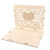 Business Card With Pattern Invitation Gift Party Supplies Wedding Decoration Card Box Wooden Box