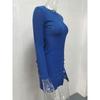 Spring and Autumn Women's Dress Button Sexy Package Hip Dress Long Sleeve Dress