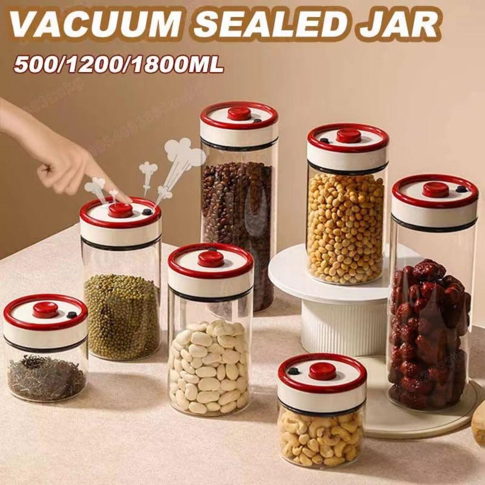 Moisture-proof Coffee Bean Storage Bottle Airtight Tea Storage Containers  Kitchen Storage
