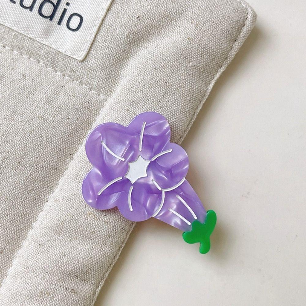 Vegetable Acetic Acid Flower Hairpin Fruit Tulip Duckbill Clip Cartoon Animals Hair Clip  Girls