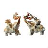 2 Elephant Figures for Feng Shui, Table Decoration, Gift Item