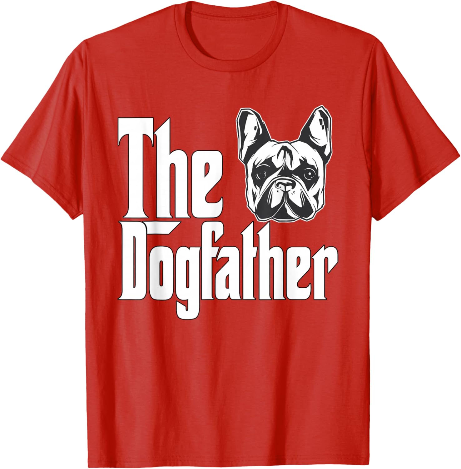 

Мужская повседневная дышащая футболка с коротким рукавом The Dogfather French Bulldog S