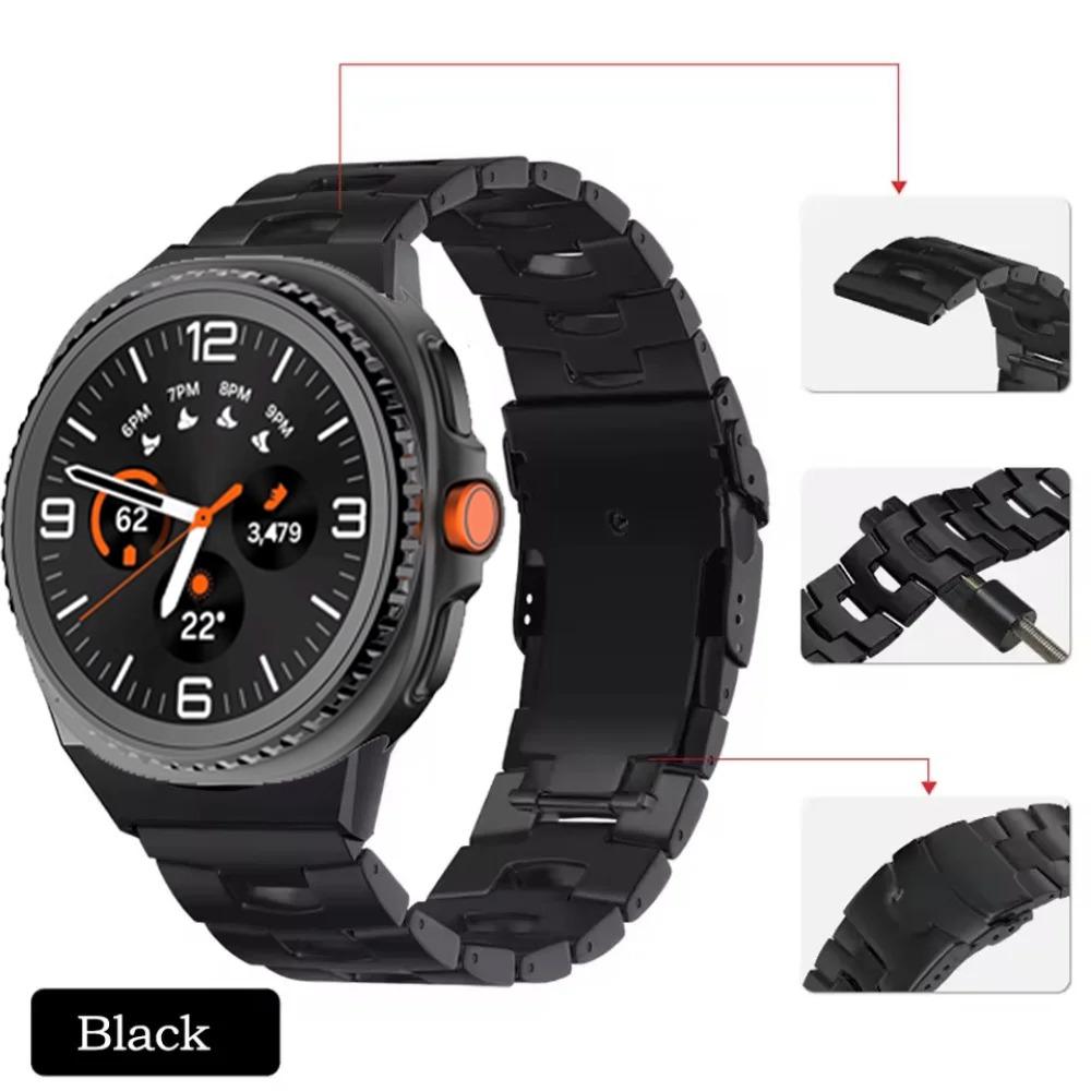 Titanium Metal Strap for Samsung Galaxy Watch Watch Ultra 2026 47mm Wristband for Samsung Galaxy Watch 8 40mm 44mm Classic 46mm