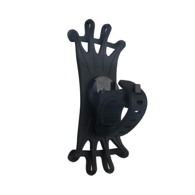 Universal Bicycle Mobile Phone Holder Silicone Material MTB Road Bike Navigation Bracket GPS Clip Quick Mount Cycling Accessory